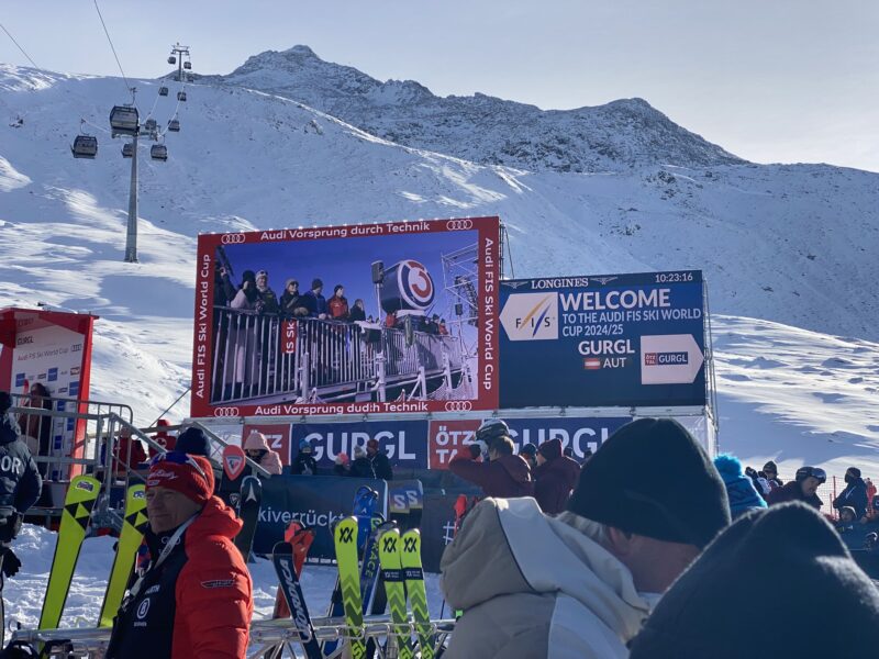 Women's WC slalom in Gurgle. Image © PlanetSKI