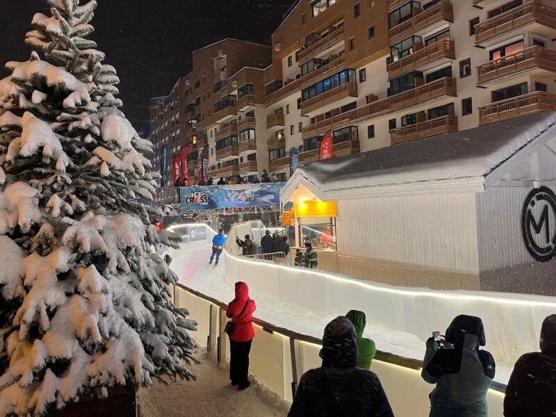 Ice Cross, Val Thorens. Image © PlanetSKI