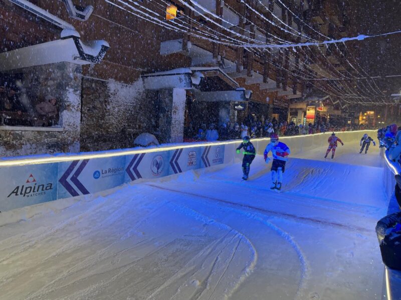 Ice Cross, Val Thorens. Image © PlanetSKI