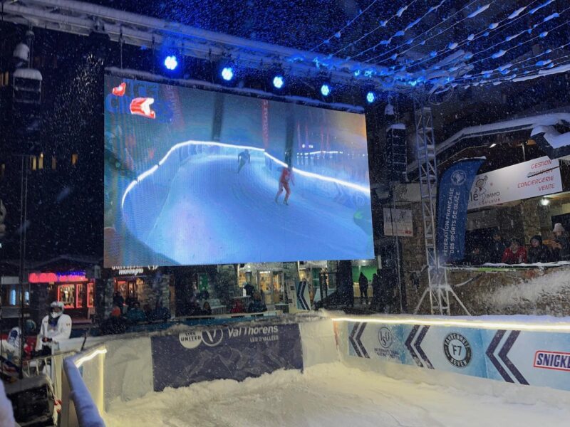 Ice Cross, Val Thorens. Image © PlanetSKI