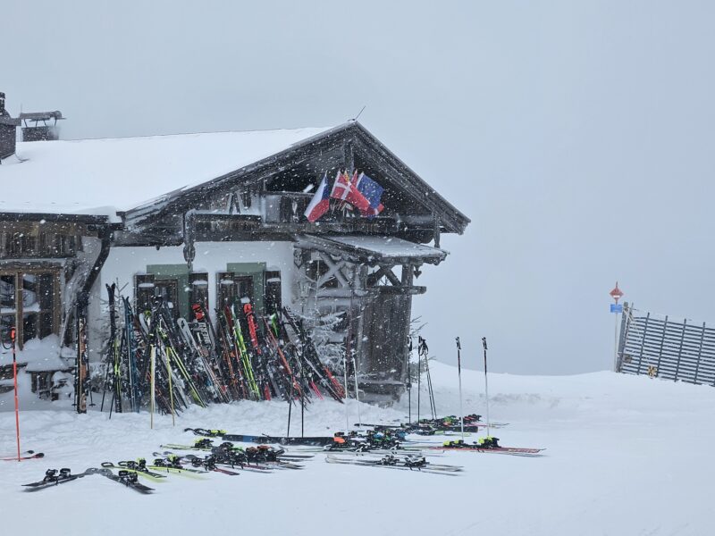 Snow flurries in Hochkoenig, Austria on Sunday 12 Jan 2025. Image © PlanetSKI