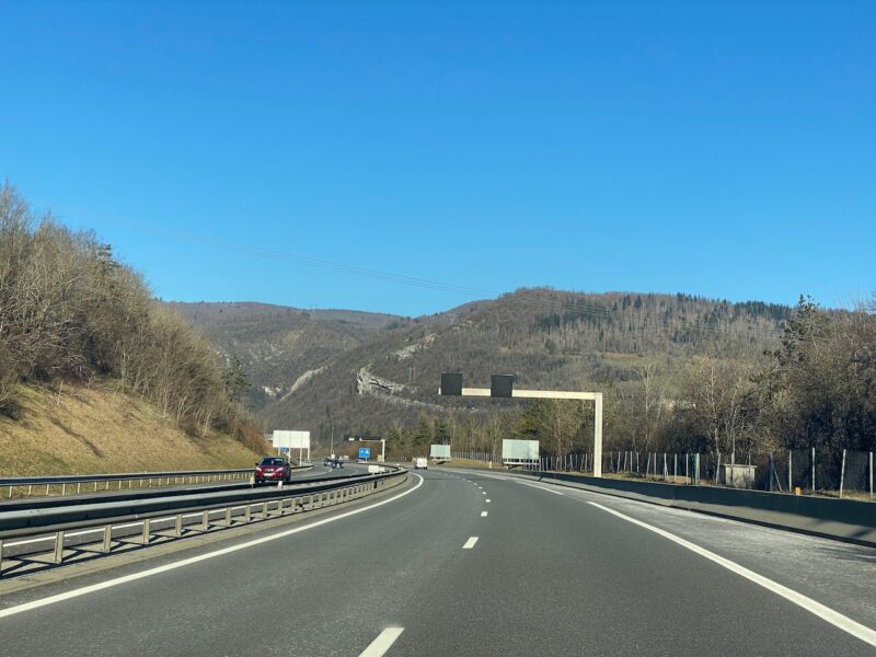 Driving through France. Image © PlanetSKI