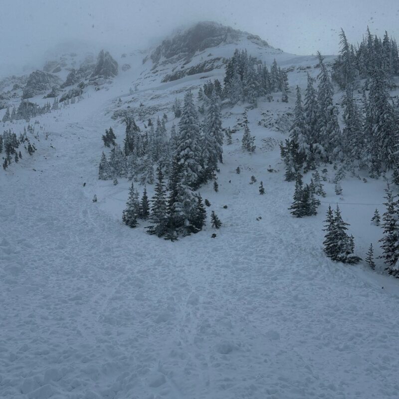 Fatal avalanche in Wyoming, Jan 2025. Image © Teton County Search & Rescue