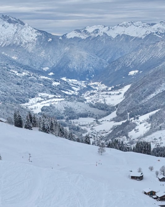 La Clusaz, France. Image © M Hutchinson