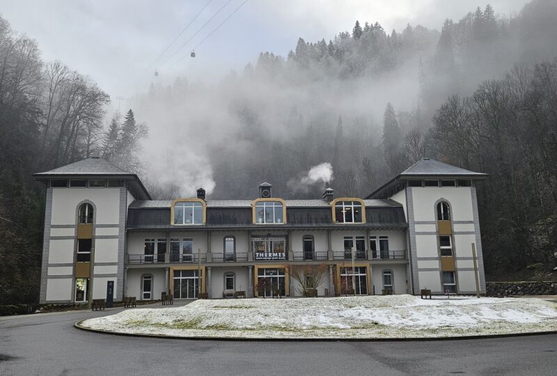 Thermal spa, St-Gervais, France. Image © PlanetSKI