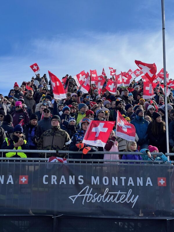 World Cup racing at Crans-Montana. Image © PlanetSKI