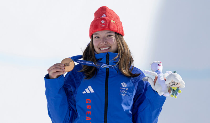 Zoe Atkin wins bronze in ski halfpipe at the 2026 Milan-Cortina Winter Olympics. Image © Sam Mellish/Team GB