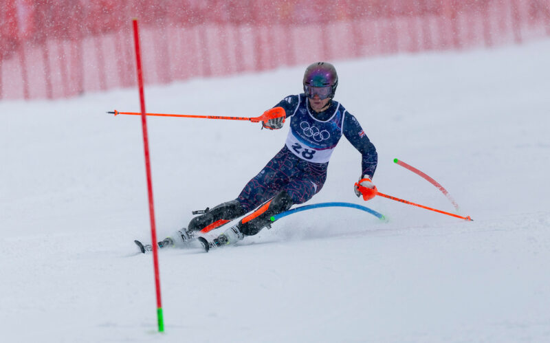 Billy Major at the 2026 Milan-Cortina Olympics. Image © Sam Mellish/Team GB