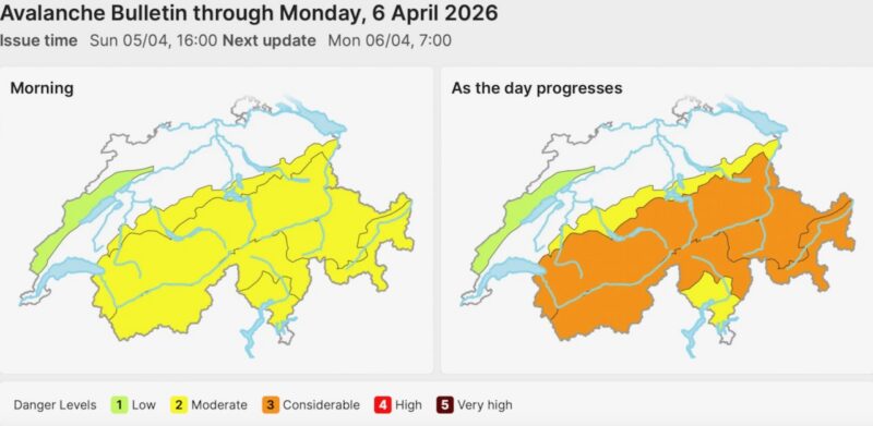 Four Easter Avalanche Deaths in the Alps