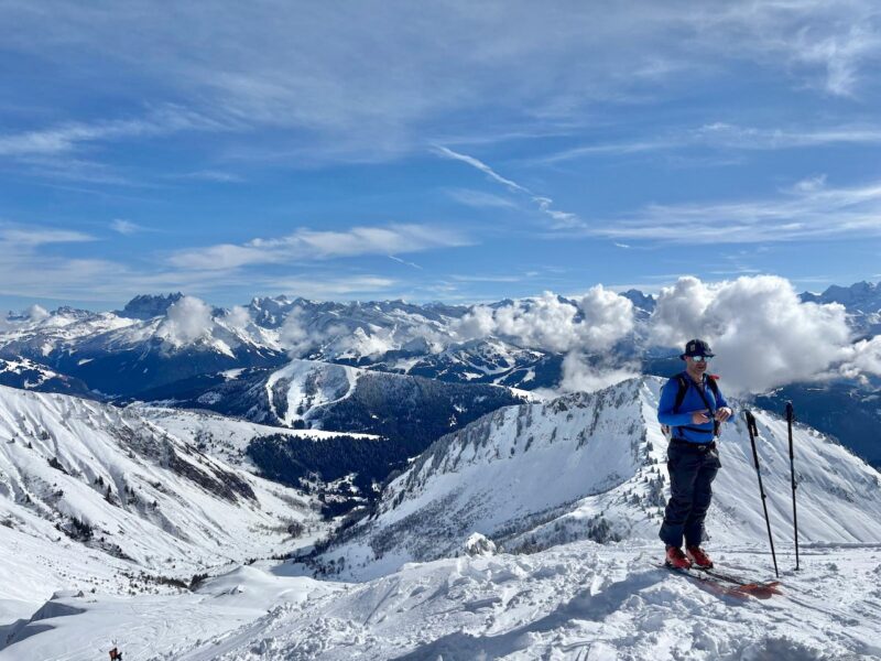 It’s Looking Good For Late Season Skiing in the Alps 9 Ski touring around Les Gets. Image c/o Campbell/PlanetSKI.