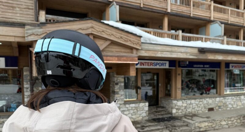 Hiring Skis with Intersport 7 Buying a helmet with Intersport, Val d'Isere. Image © PlanetSKI