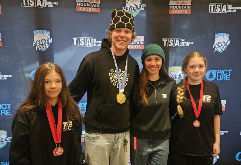 Olympic Champion Huw Nightingale and fans at The BRITS 2026. Image © PlanetSKI