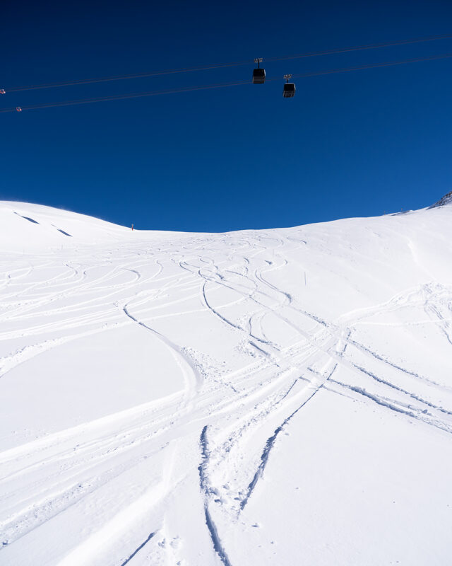 Snow Is Still Falling in the Alps