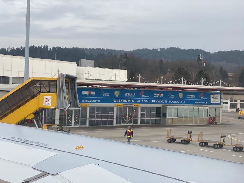 Klagenfurt airport, Austria