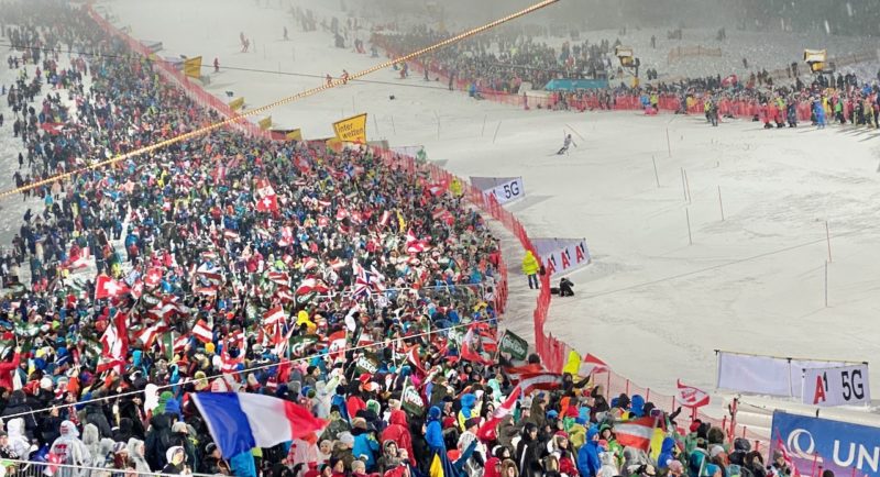 Night slalom, Schladming, Austria