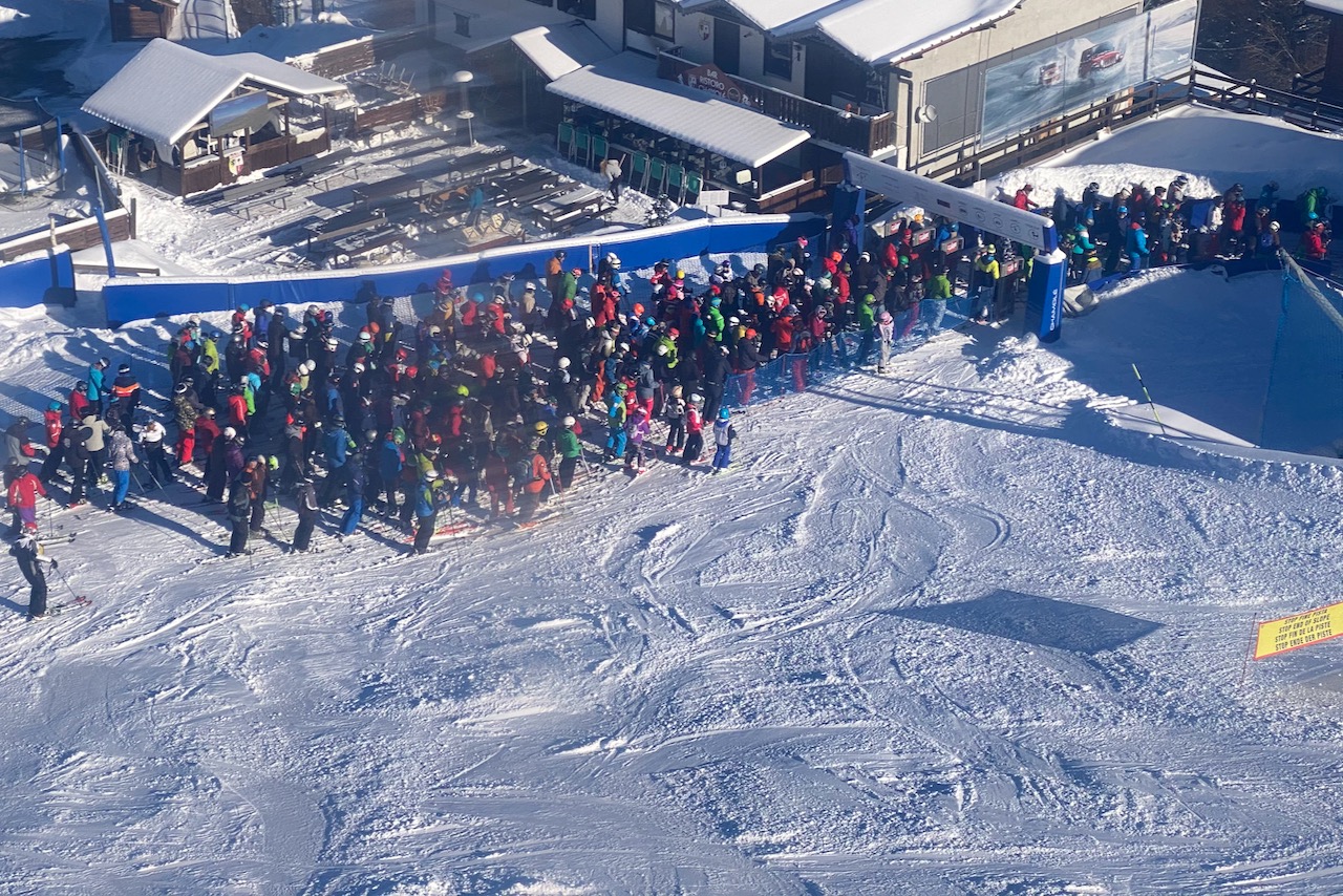 New Chair lift queue for Renovation