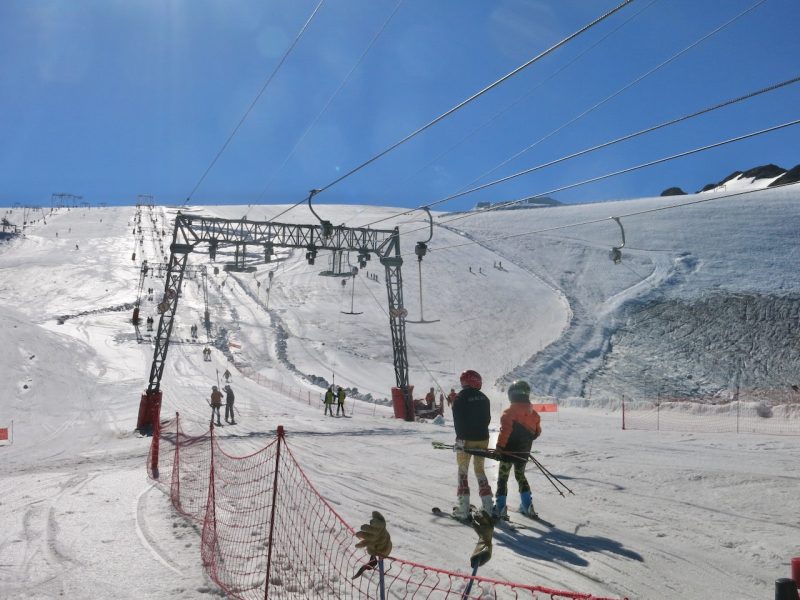 Summer skiing in Les2Alpes, France